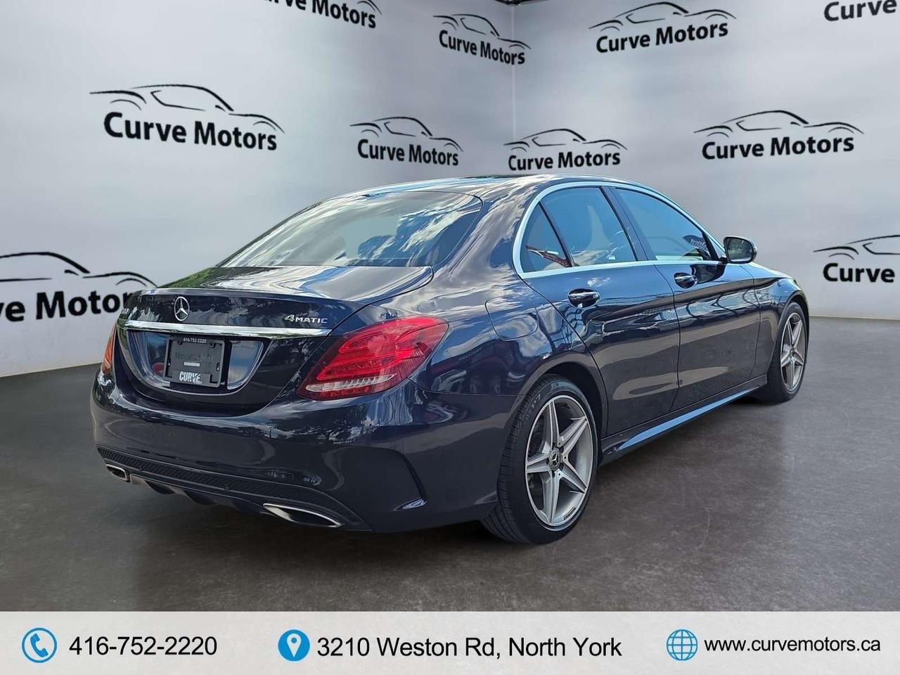 2017 Mercedes-Benz C-Class C300 4MATIC AMG PKG * NO ACCIDENTS / PANO / BLIND SPOT / LED LIGHTS Photo