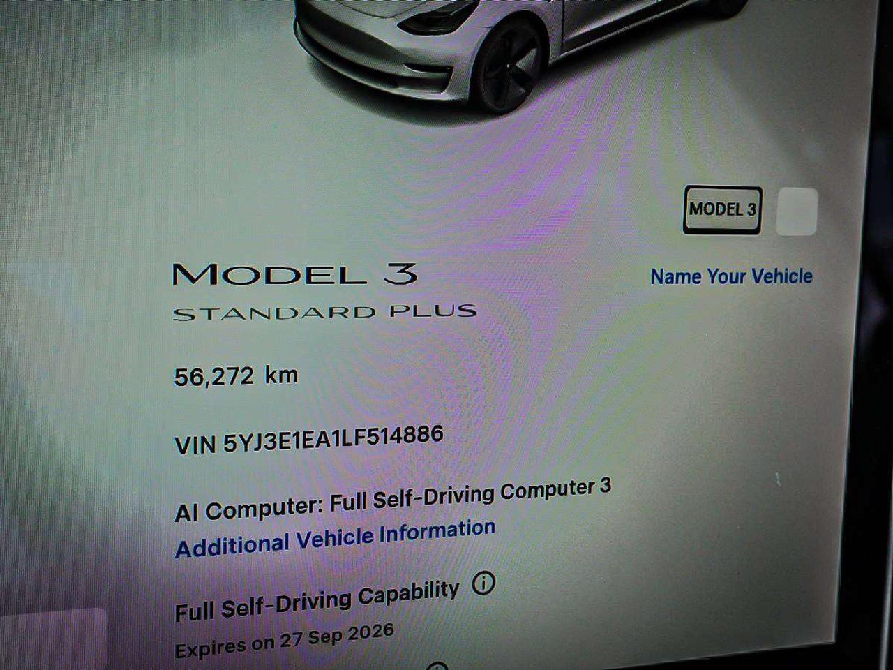 2020 Tesla Model 3  Photo