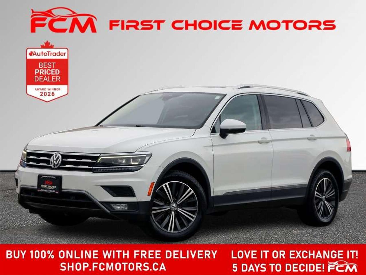 2018 Volkswagen Tiguan HIGHLINE   FULLY CERTIFIED WITH WARRANTY Photo0