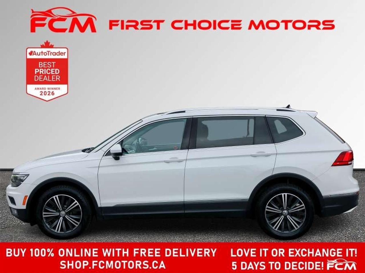 2018 Volkswagen Tiguan HIGHLINE   FULLY CERTIFIED WITH WARRANTY Photo