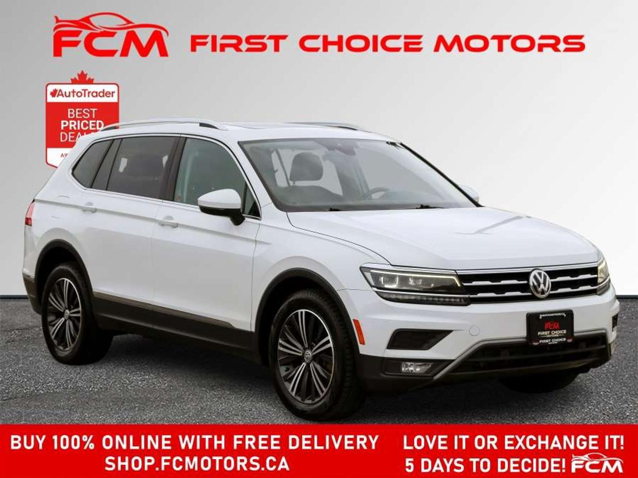 2018 Volkswagen Tiguan HIGHLINE   FULLY CERTIFIED WITH WARRANTY Photo