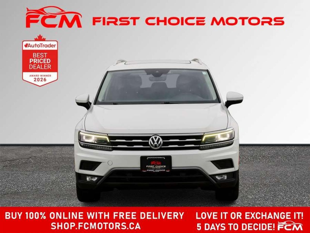 2018 Volkswagen Tiguan HIGHLINE   FULLY CERTIFIED WITH WARRANTY Photo