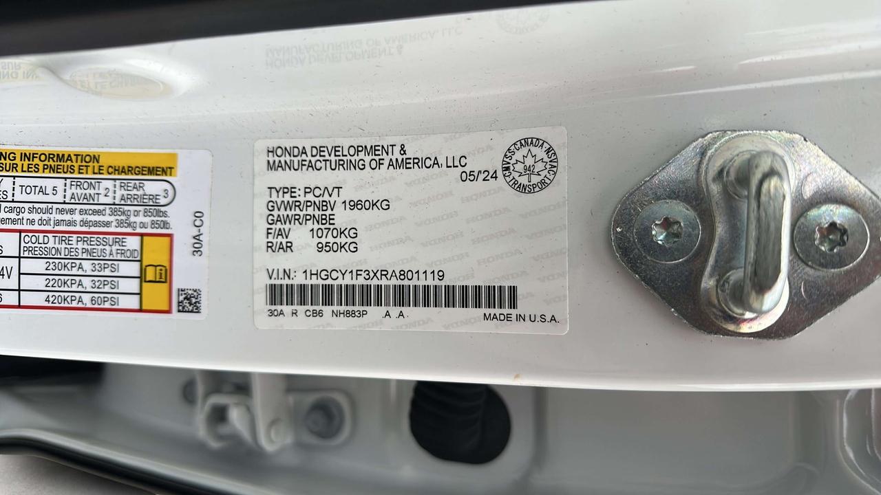 2024 Honda Accord EX Photo