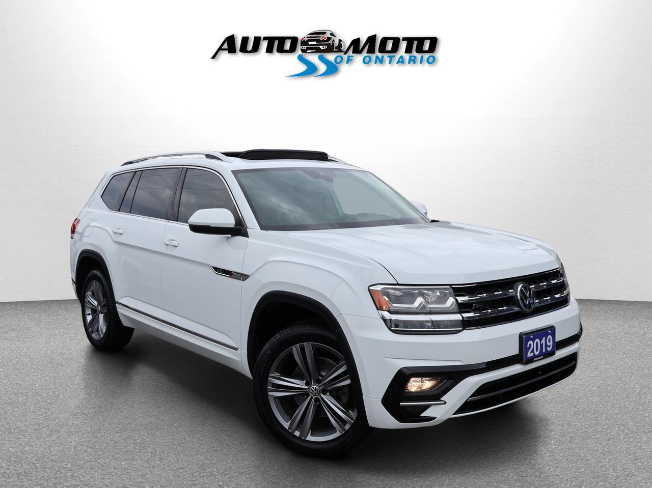 2019 Volkswagen Atlas V6 EXECLINE R-LINR CERTIFIED *VW MAINTAIN* CAMERA NAV BLUETOOTH LEATHER HEATED SEATS SUNROOF CRUISE ALLOYS - Photo #1