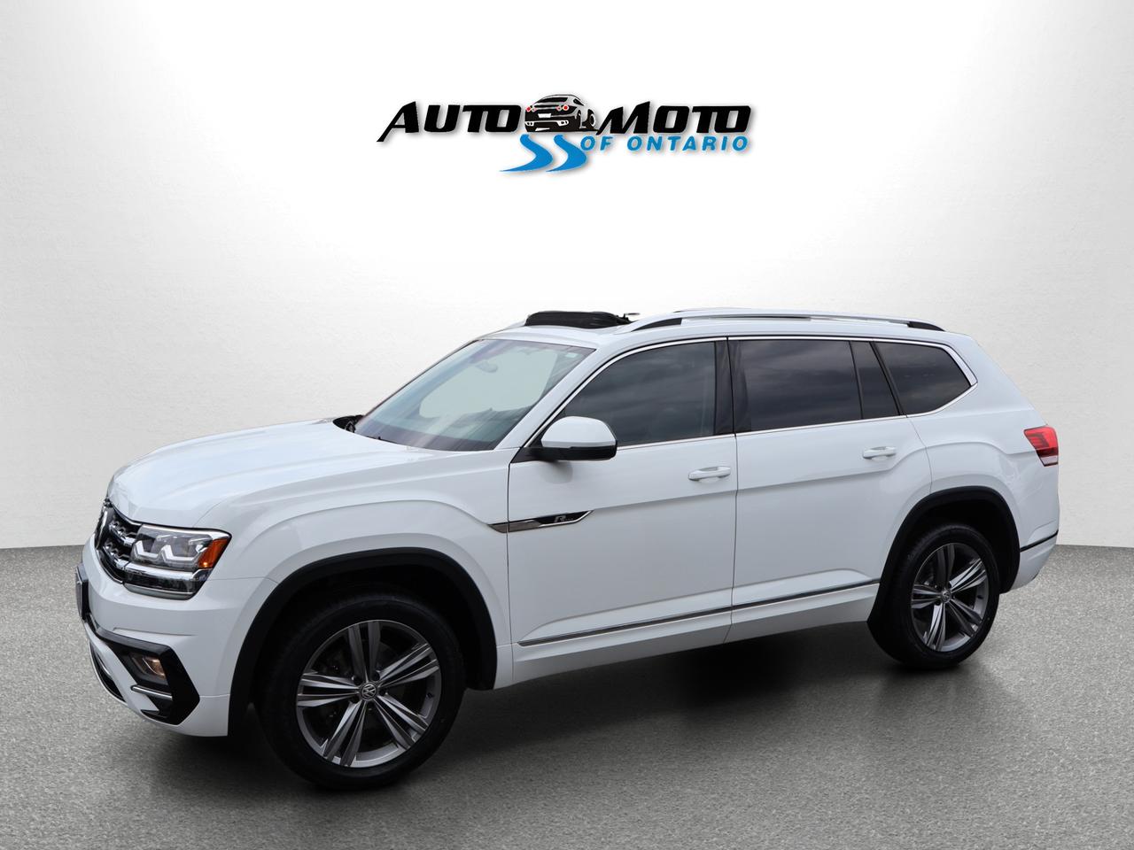 2019 Volkswagen Atlas V6 EXECLINE R-LINR *VW MAINTAIN* CAMERA NAV BLUETOOTH LEATHER HEATED SEATS SUNROOF CRUISE ALLOYS Photo