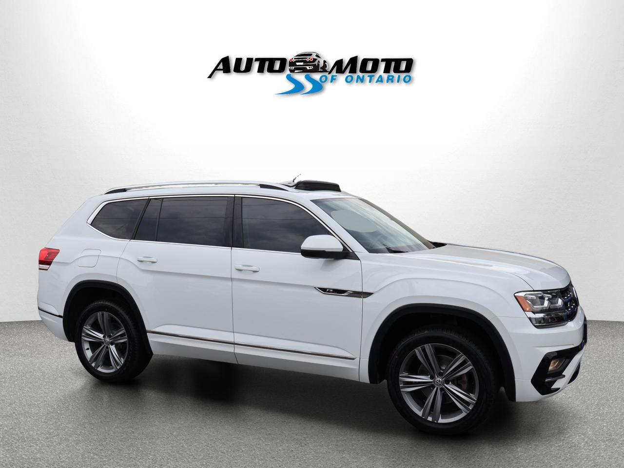 2019 Volkswagen Atlas V6 EXECLINE R-LINR *VW MAINTAIN* CAMERA NAV BLUETOOTH LEATHER HEATED SEATS SUNROOF CRUISE ALLOYS Photo