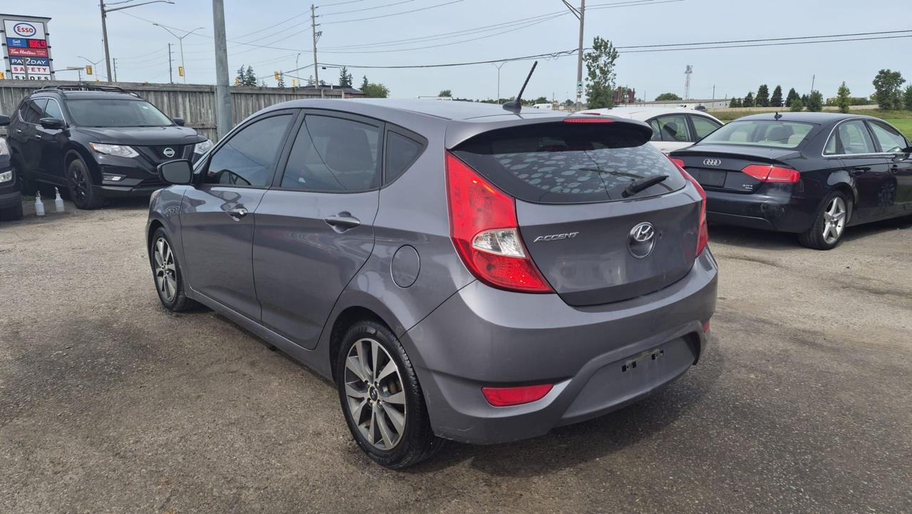 2015 Hyundai Accent AS IS,SE, HATCH, AUTO, 195KM, 4 CYL, GREAT ON FUEL Photo2