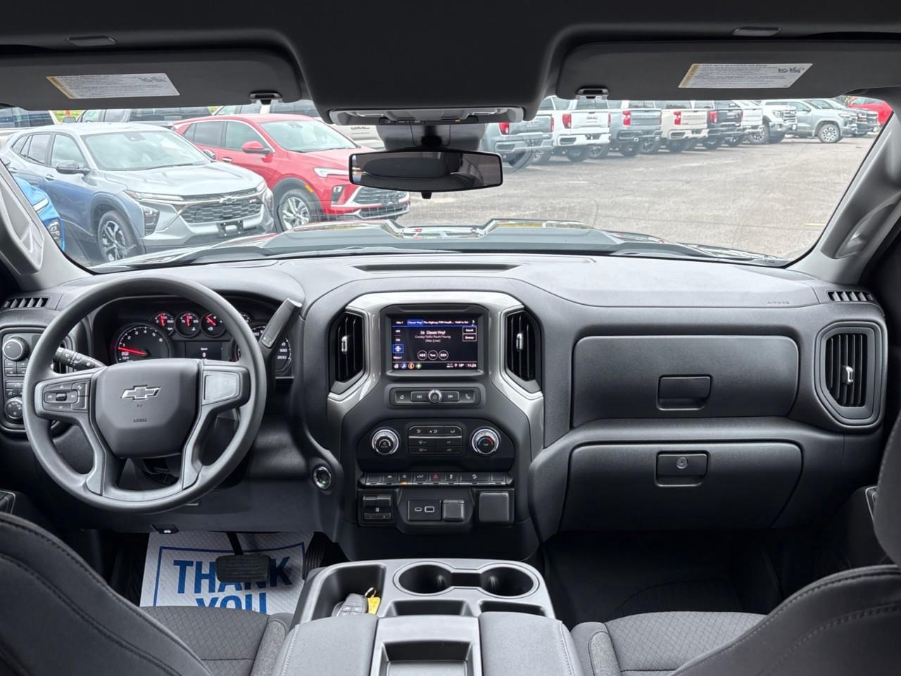2026 Chevrolet Silverado 1500 Custom Trail Boss New 2026 Gas Powered V8 6 Passenger Crew Cab 4X4 Truck with a 2 Factory Installed Lift, Push Button Start with Remote Vehicle Start and a 7 Diagonal Touchscreen Radio with Wireless Apple CarPlay and W Photo