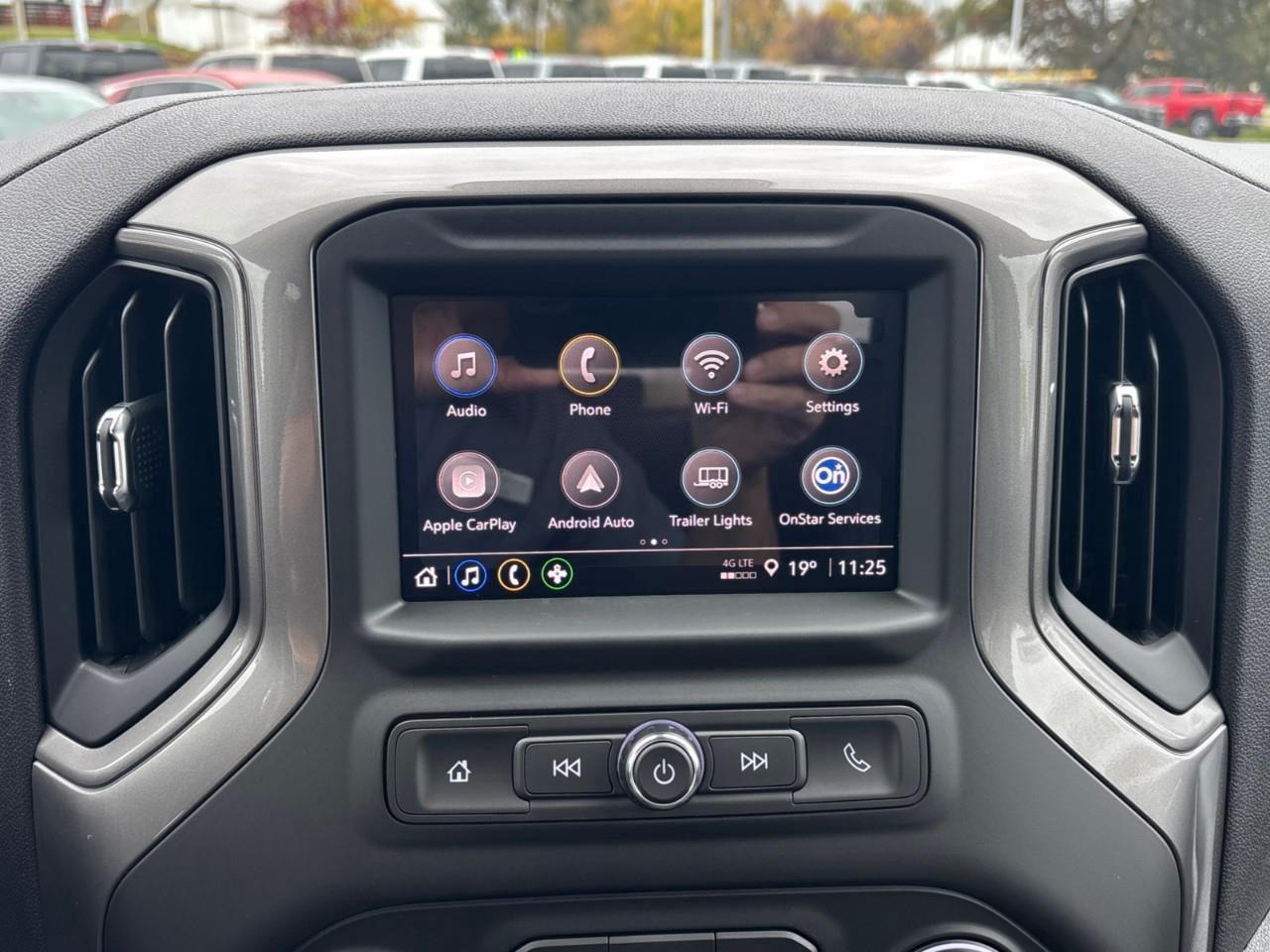 2026 Chevrolet Silverado 1500 Custom Trail Boss New 2026 Gas Powered V8 6 Passenger Crew Cab 4X4 Truck with a 2 Factory Installed Lift, Push Button Start with Remote Vehicle Start and a 7 Diagonal Touchscreen Radio with Wireless Apple CarPlay and W Photo