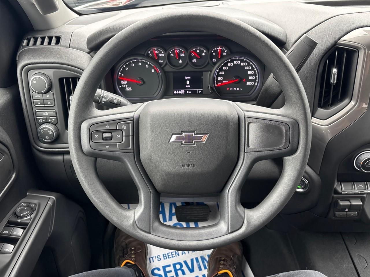 2026 Chevrolet Silverado 1500 Custom Trail Boss New 2026 Gas Powered V8 6 Passenger Crew Cab 4X4 Truck with a 2 Factory Installed Lift, Push Button Start with Remote Vehicle Start and a 7 Diagonal Touchscreen Radio with Wireless Apple CarPlay and W Photo