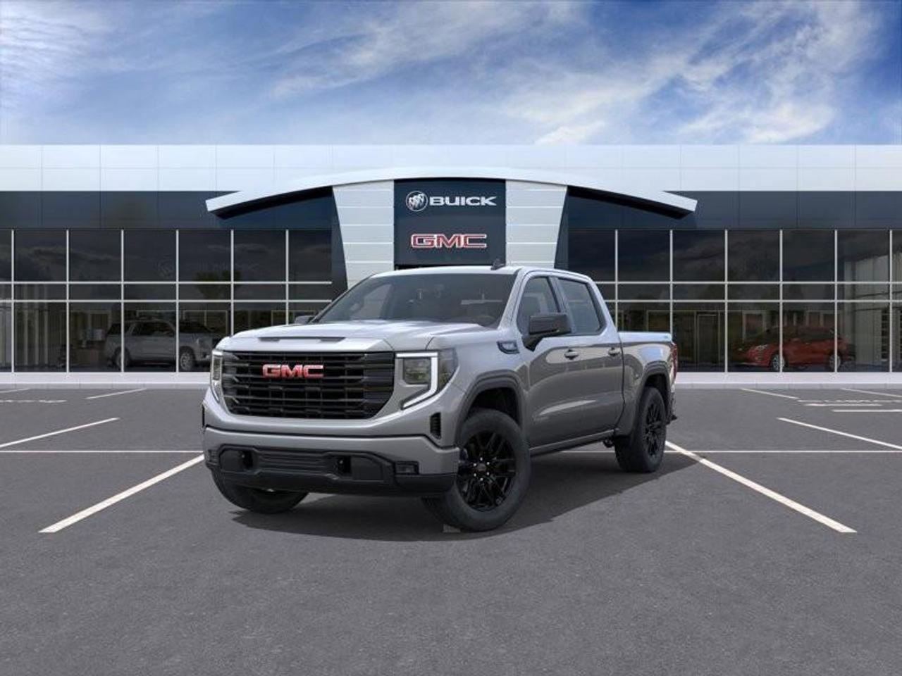 2026 GMC Sierra 1500 Elevation New 6 Passenger Gas Powered V8 Crew Cab 4X4 Truck with Heated Front Seats, Heated Steering Wheel with a 13.4 Diagonal Touchscreen Radio with Google Built-In, Wireless Apple CarPlay and Android Auto Photo