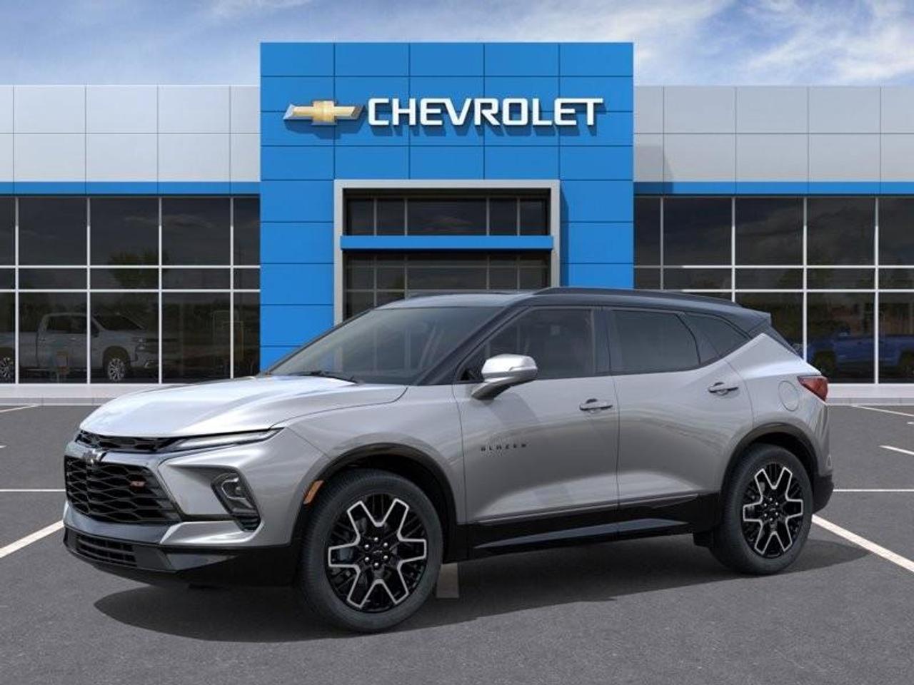 2026 Chevrolet Blazer RS New Sporty 5 Passenger AWD SUV with a Panoramic Sunroof, Heated and Power Front Seats, Heated Steering Wheel, Hands Free Power Liftgate, Wireless Phone Charging and a 10.2 Diagonal Touchscreen Radio w Photo