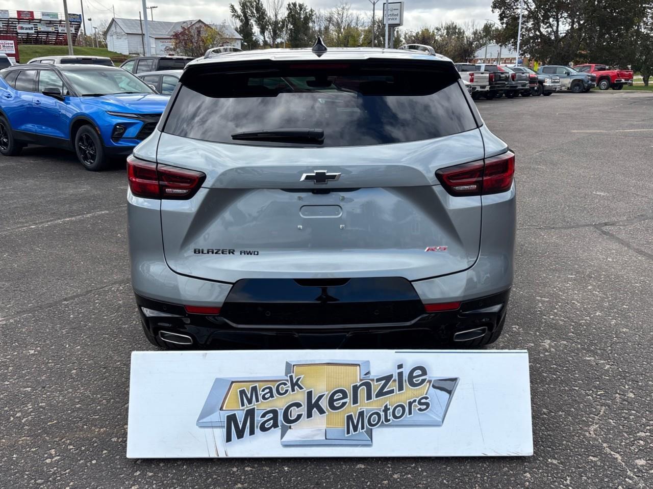 2026 Chevrolet Blazer RS New Sporty 5 Passenger AWD SUV with a Panoramic Sunroof, Heated and Power Front Seats, Heated Steering Wheel, Hands Free Power Liftgate, Wireless Phone Charging and a 10.2 Diagonal Touchscreen Radio w Photo