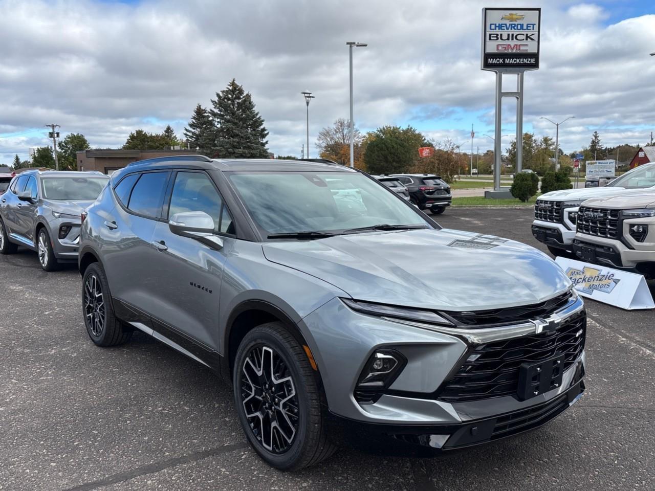 2026 Chevrolet Blazer RS New Sporty 5 Passenger AWD SUV with a Panoramic Sunroof, Heated and Power Front Seats, Heated Steering Wheel, Hands Free Power Liftgate, Wireless Phone Charging and a 10.2 Diagonal Touchscreen Radio w Photo