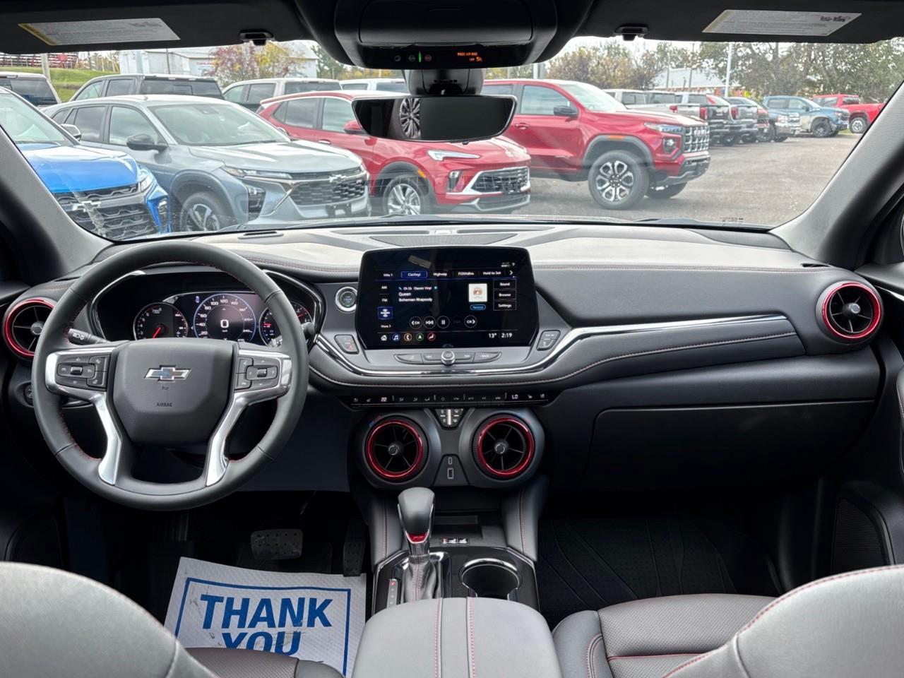 2026 Chevrolet Blazer RS New Sporty 5 Passenger AWD SUV with a Panoramic Sunroof, Heated and Power Front Seats, Heated Steering Wheel, Hands Free Power Liftgate, Wireless Phone Charging and a 10.2 Diagonal Touchscreen Radio w Photo