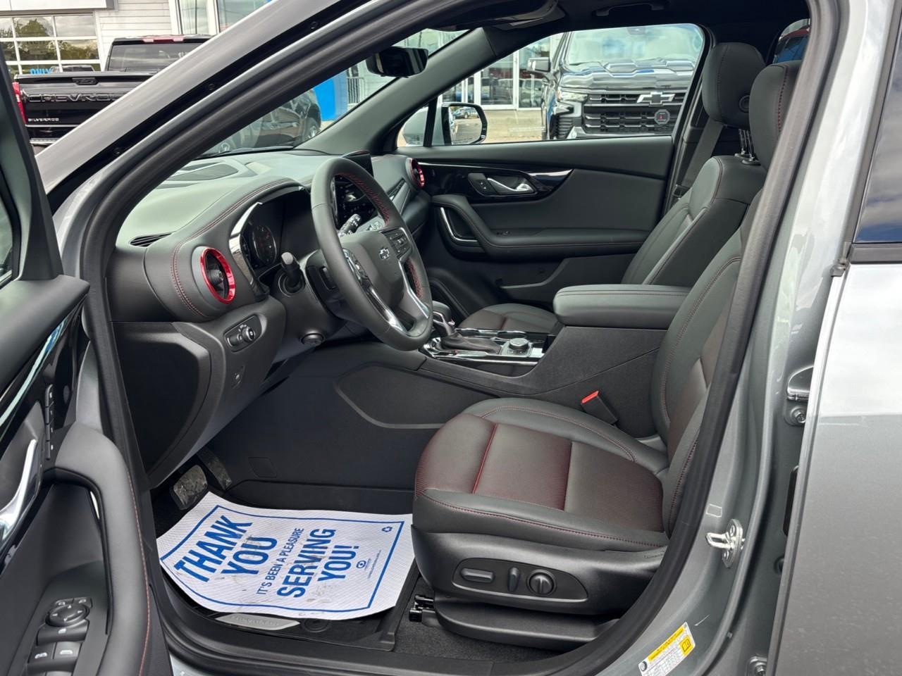 2026 Chevrolet Blazer RS New Sporty 5 Passenger AWD SUV with a Panoramic Sunroof, Heated and Power Front Seats, Heated Steering Wheel, Hands Free Power Liftgate, Wireless Phone Charging and a 10.2 Diagonal Touchscreen Radio w Photo