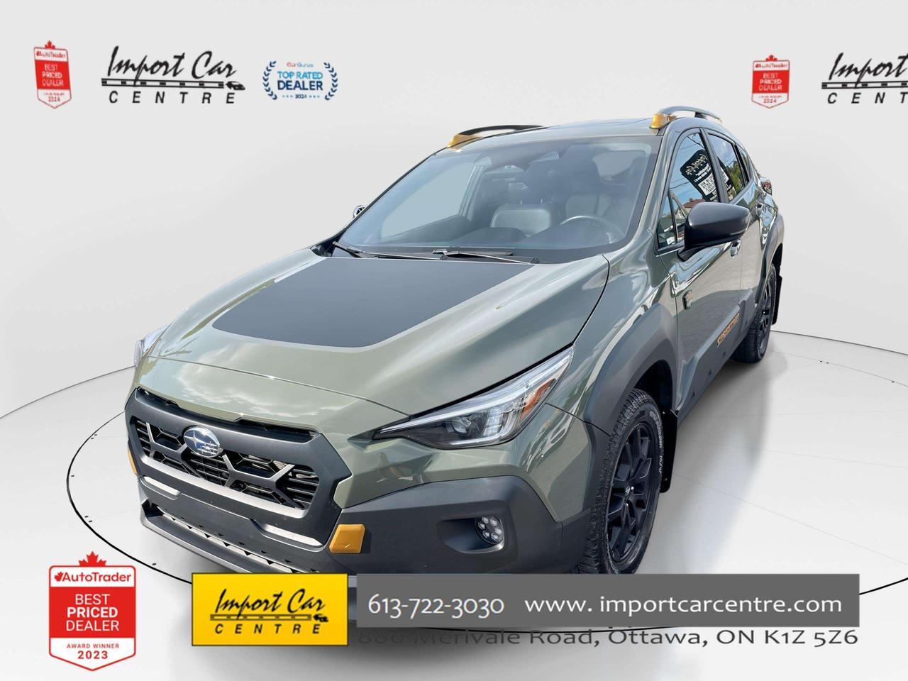 2024 Subaru XV Crosstrek Wilderness WILDERNESS!!  182 HORSES, ALL WEATHER SURFACES, ROOF, BK. CAM, ALLOYS Photo0