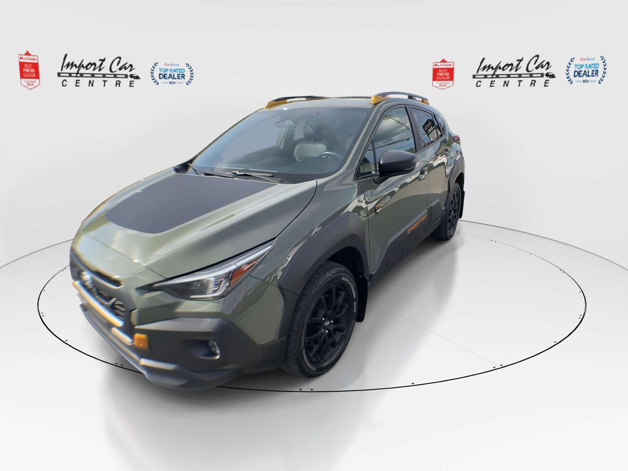 2024 Subaru XV Crosstrek Wilderness WILDERNESS!!  182 HORSES, ALL WEATHER SURFACES, ROOF, BK. CAM, ALLOYS Photo