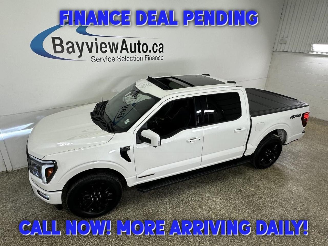 2024 Ford F-150 Lariat LARIAT/HYBRID/4WD/PANOROOF/LEATHER/NAVI/OFF 1 OWNER FOR LEASE! Photo0