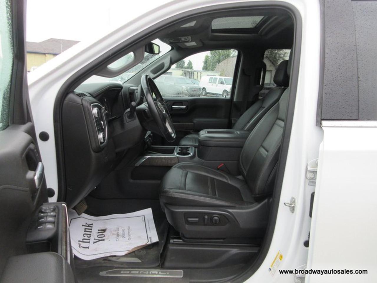 2021 GMC Sierra 1500 LOADED DENALI-PACKAGE 5 PASSENGER 3.0L - DURAMAX.. 4X4.. CREW-CAB.. SHORTY.. NAVIGATION.. SUNROOF.. LEATHER.. HEATED/AC SEATS.. BACK-UP CAMERA.. Photo