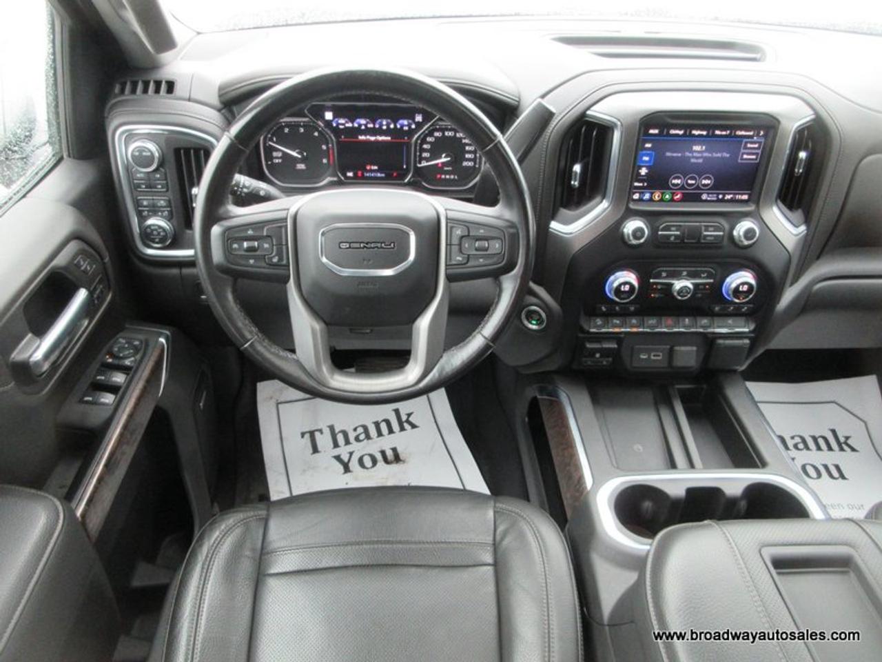 2021 GMC Sierra 1500 LOADED DENALI-PACKAGE 5 PASSENGER 3.0L - DURAMAX.. 4X4.. CREW-CAB.. SHORTY.. NAVIGATION.. SUNROOF.. LEATHER.. HEATED/AC SEATS.. BACK-UP CAMERA.. Photo