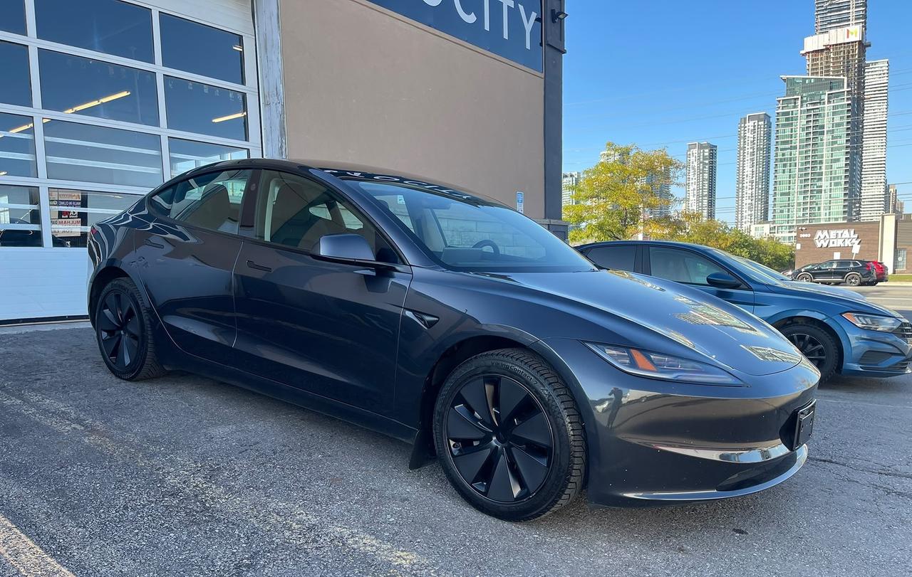 Gray 2025 Tesla Model 3 Sedan Rear-Wheel Drive Automatic
