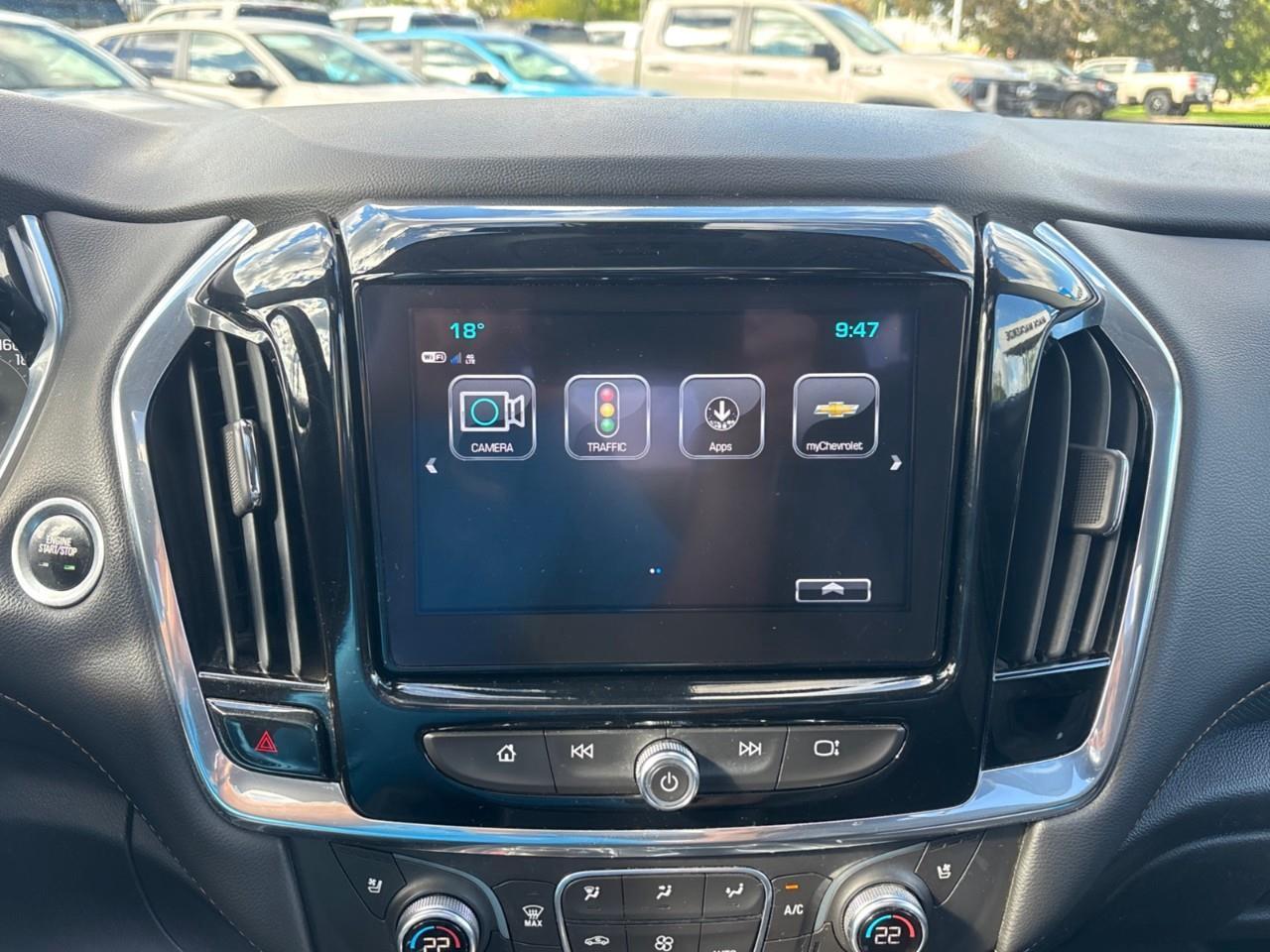 2018 Chevrolet Traverse Premier Used 7 Passenger V6 AWD SUV with Heated and Ventilated Front Seats, Heated Steering Wheel, Power Sunroof and a Colour Touchscreen Radio with Navigation and Apple CarPlay, Android Auto Photo