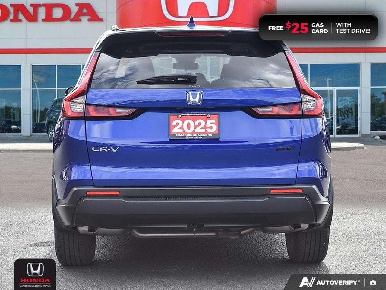 2025 Honda CR-V Sport POWER SUNROOF | REARVIEW CAMERA | APPLE CARPLAY™/ANDROID AUTO™ Photo4