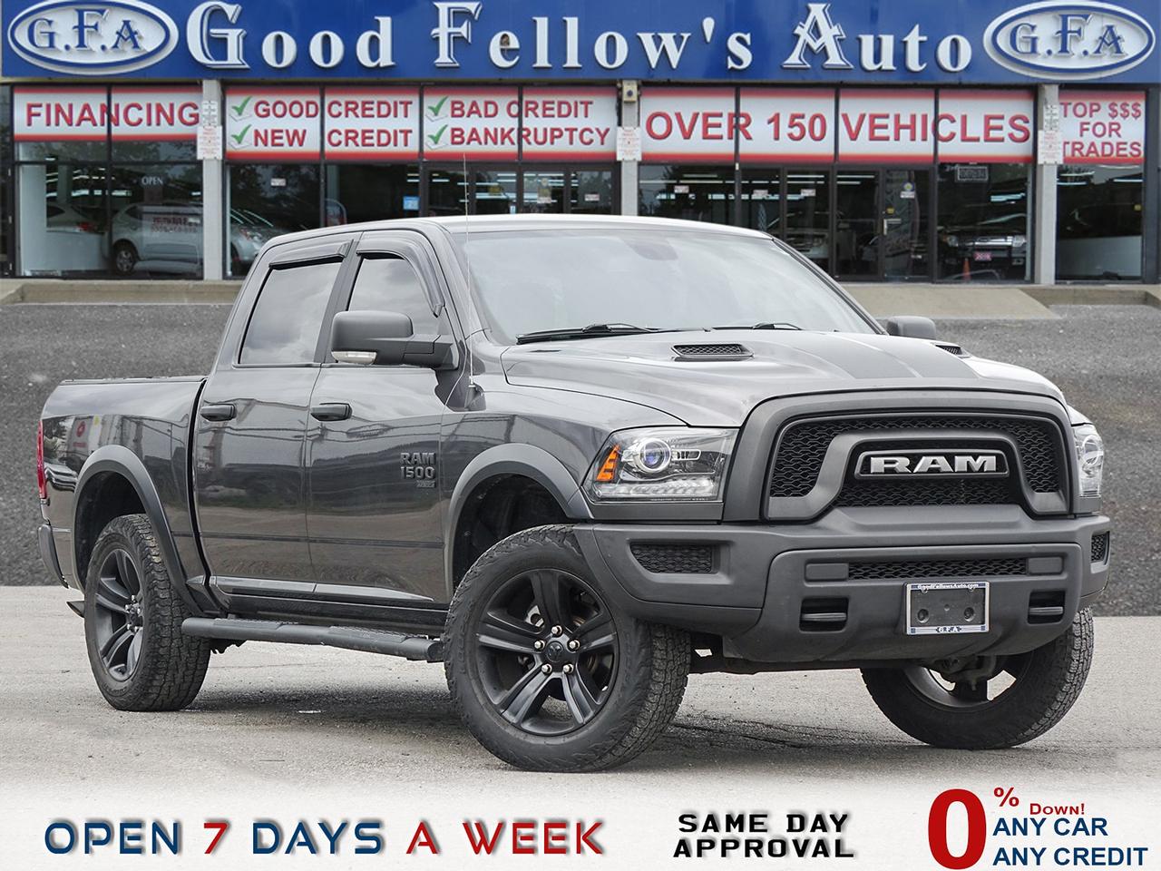 2021 RAM 1500 Classic WARLOCK MODEL, CREW CAB, 4X4, SUNROOF, REARVIEW CA Photo0
