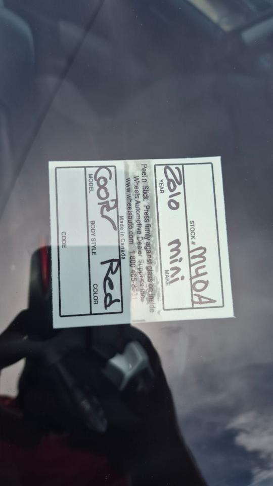 2010 MINI Cooper S, HATCH, TURBO, ONLY 115KMS, AUTO, CERTIFIED Photo