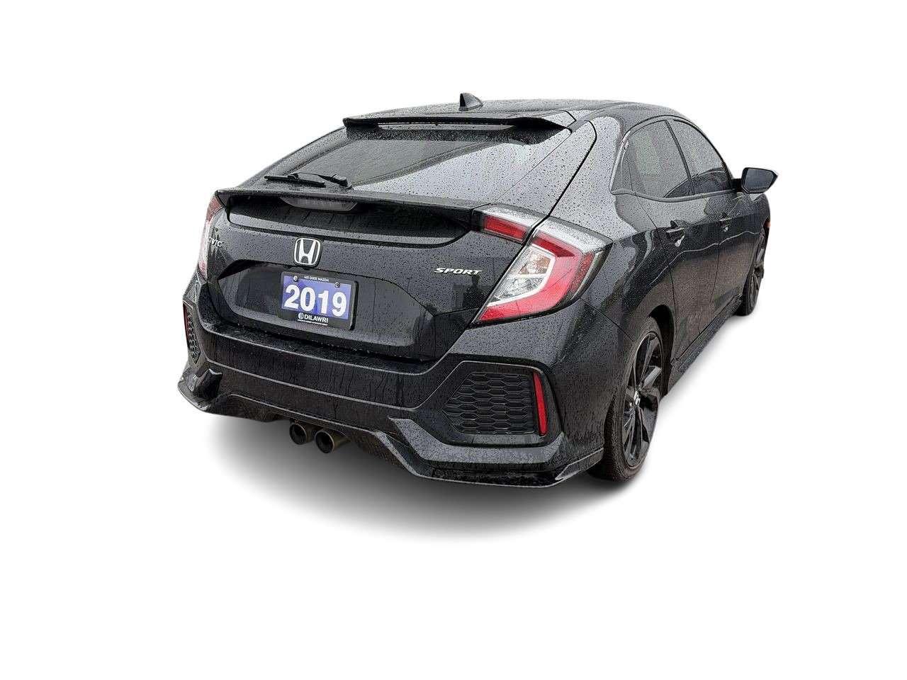2019 Honda Civic Hatchback Sport MT MANUAL TRANSMISSION | CLEAN CARFAX | DILAWRI CERTIFIED Photo