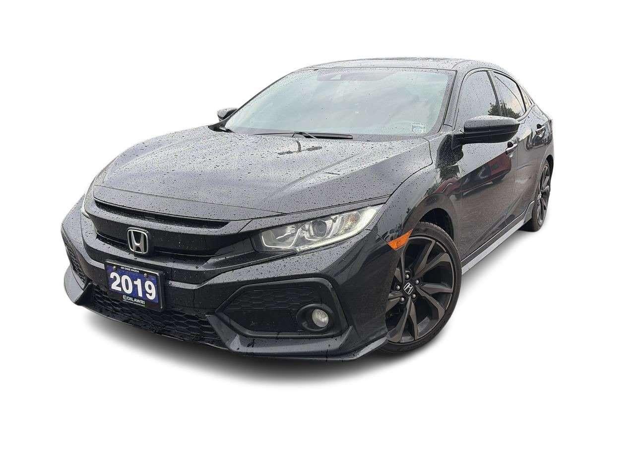2019 Honda Civic Hatchback Sport MT MANUAL TRANSMISSION | CLEAN CARFAX | DILAWRI CERTIFIED Photo0
