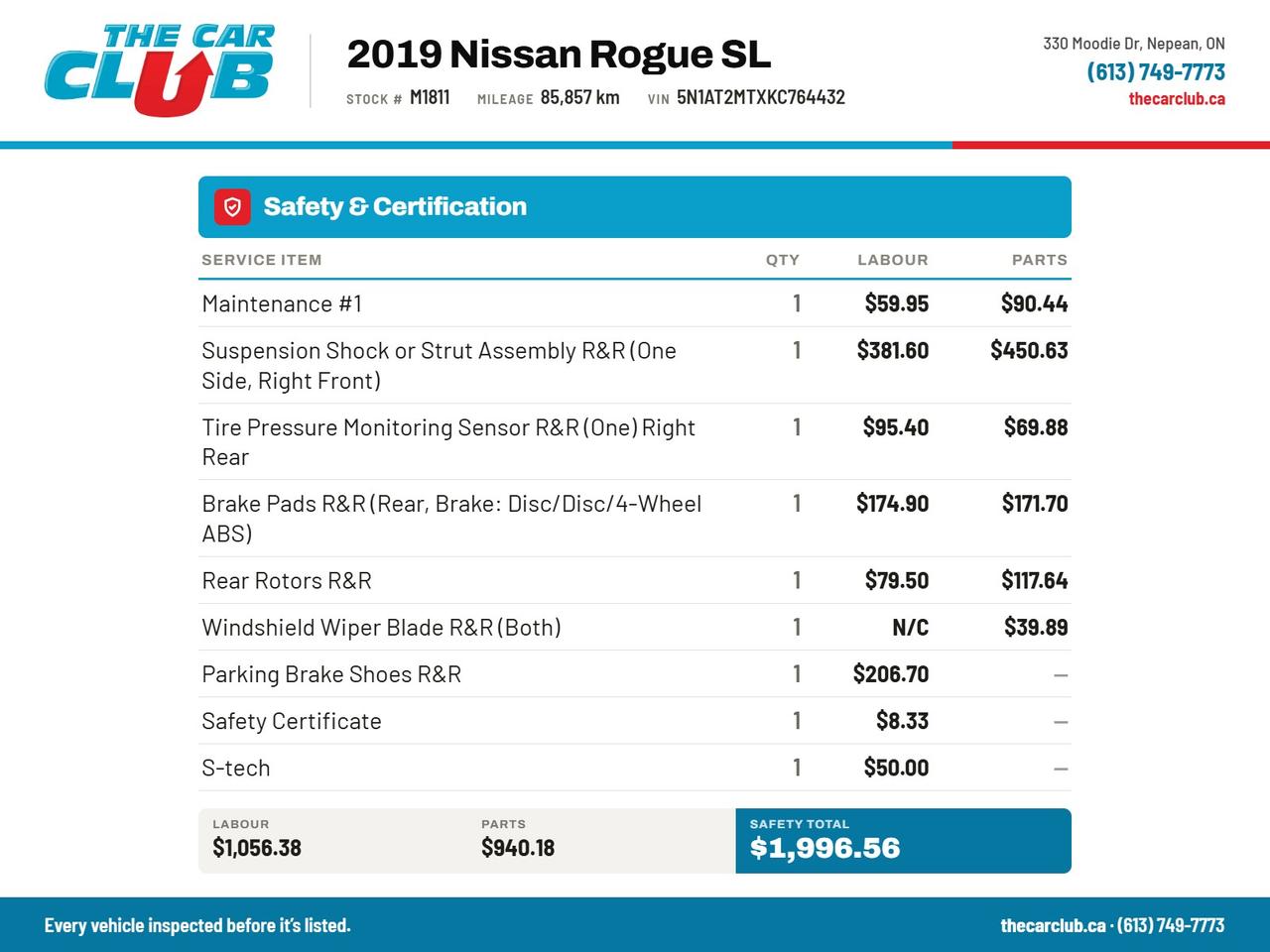 2019 Nissan Rogue S