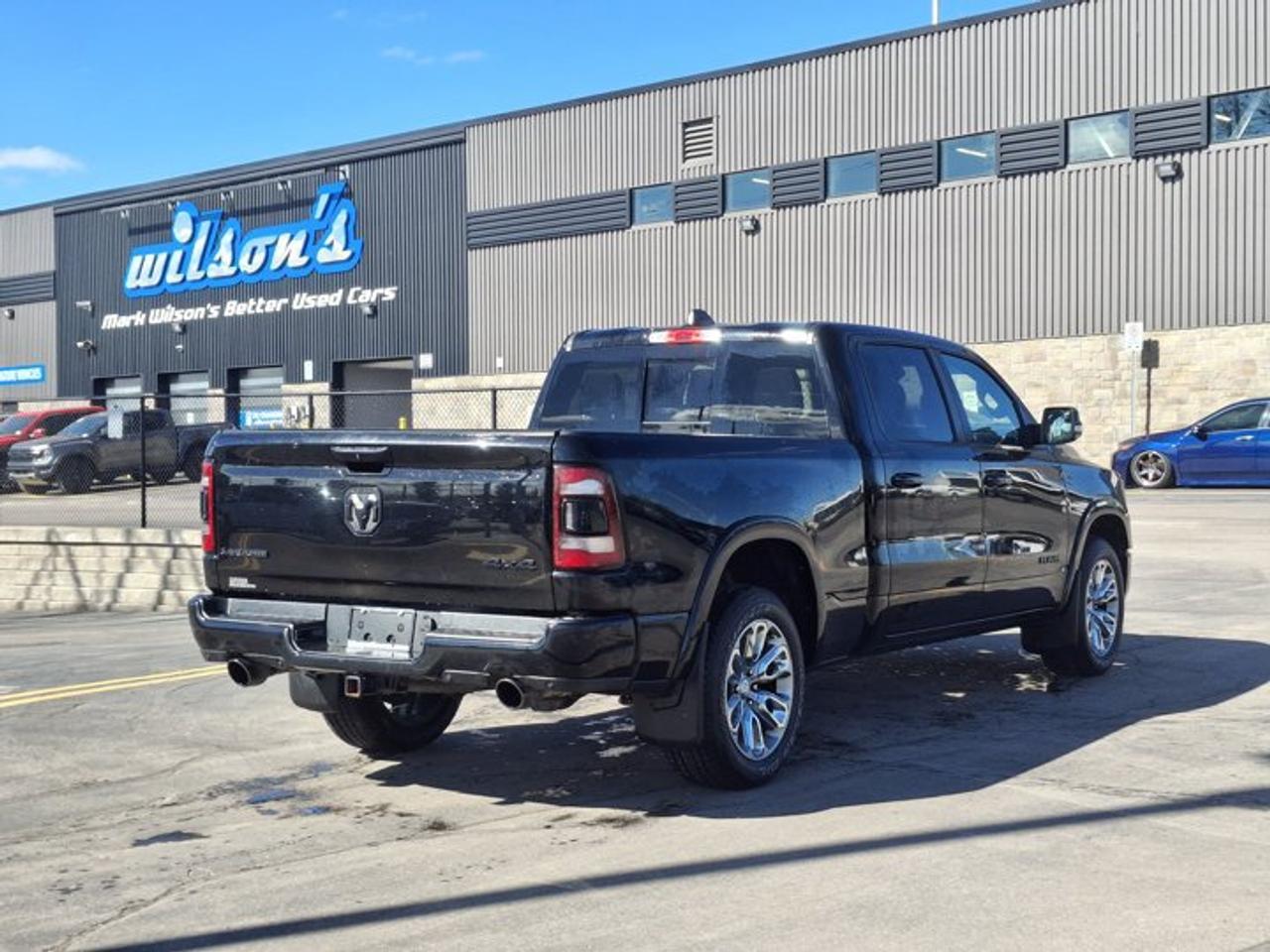 2022 RAM 1500 Laramie Crew 4x4 | 5.7L Hemi | Night Edition | 12" Display | Leather | Heated + Cooled Seats & More! Photo