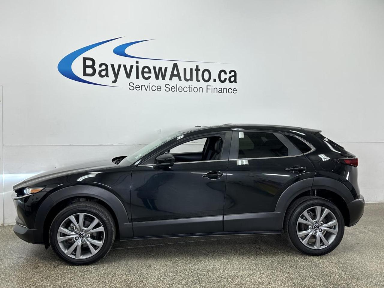 2024 Mazda CX-30 GS/AWD/LUXURY LEATHER/SUNROOF/39KM/BLACK! Photo3