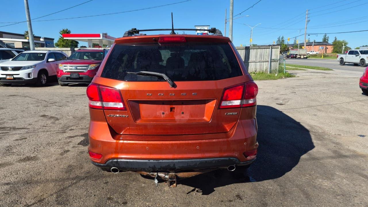 2012 Dodge Journey CREW, 7 PASSENGER, ALLOYS, HITCH, NAVI, AS IS Photo