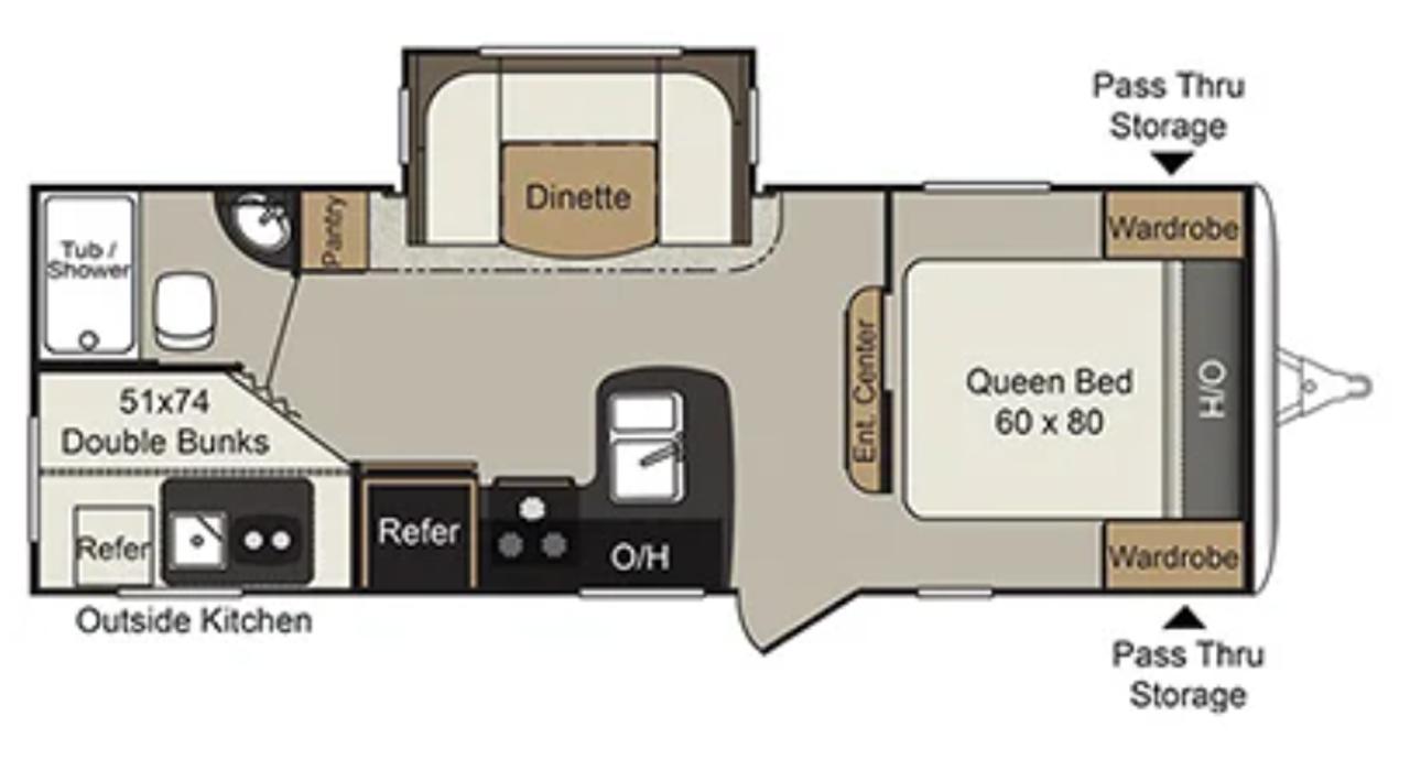 2016 Keystone RV Passport 2400BHWE 