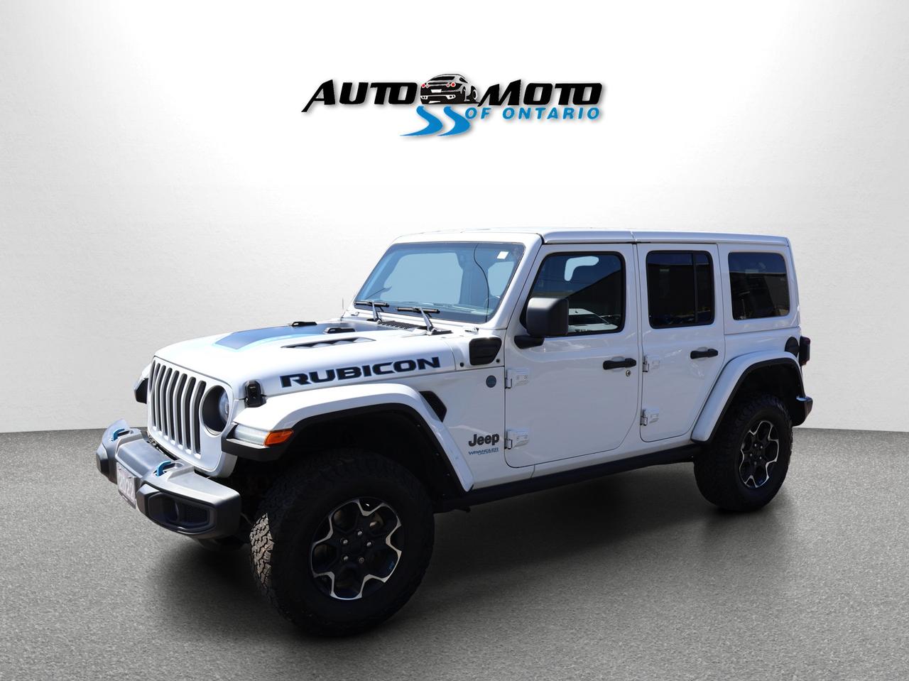 2022 Jeep Wrangler HYBRID UNLIMITED RUBICON 4XE *ACCIDENT FREE*1 OWNER*SERVICE RECORDS* CAMERA NAV BLUETOOTH LEATHER HEATED SEATS CRUISE ALLOYS Photo