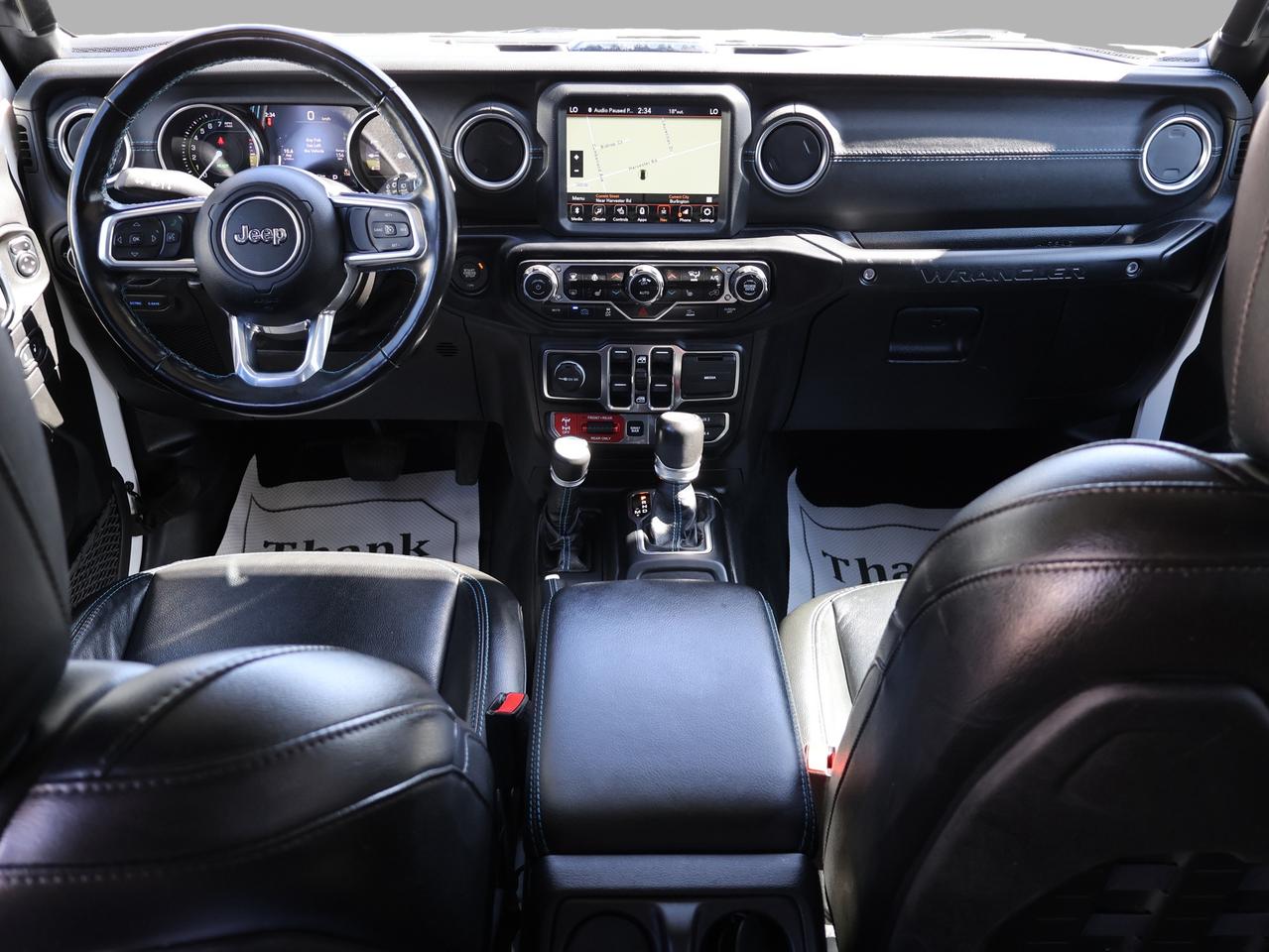2022 Jeep Wrangler HYBRID UNLIMITED RUBICON 4XE *ACCIDENT FREE*1 OWNER*SERVICE RECORDS* CAMERA NAV BLUETOOTH LEATHER HEATED SEATS CRUISE ALLOYS Photo