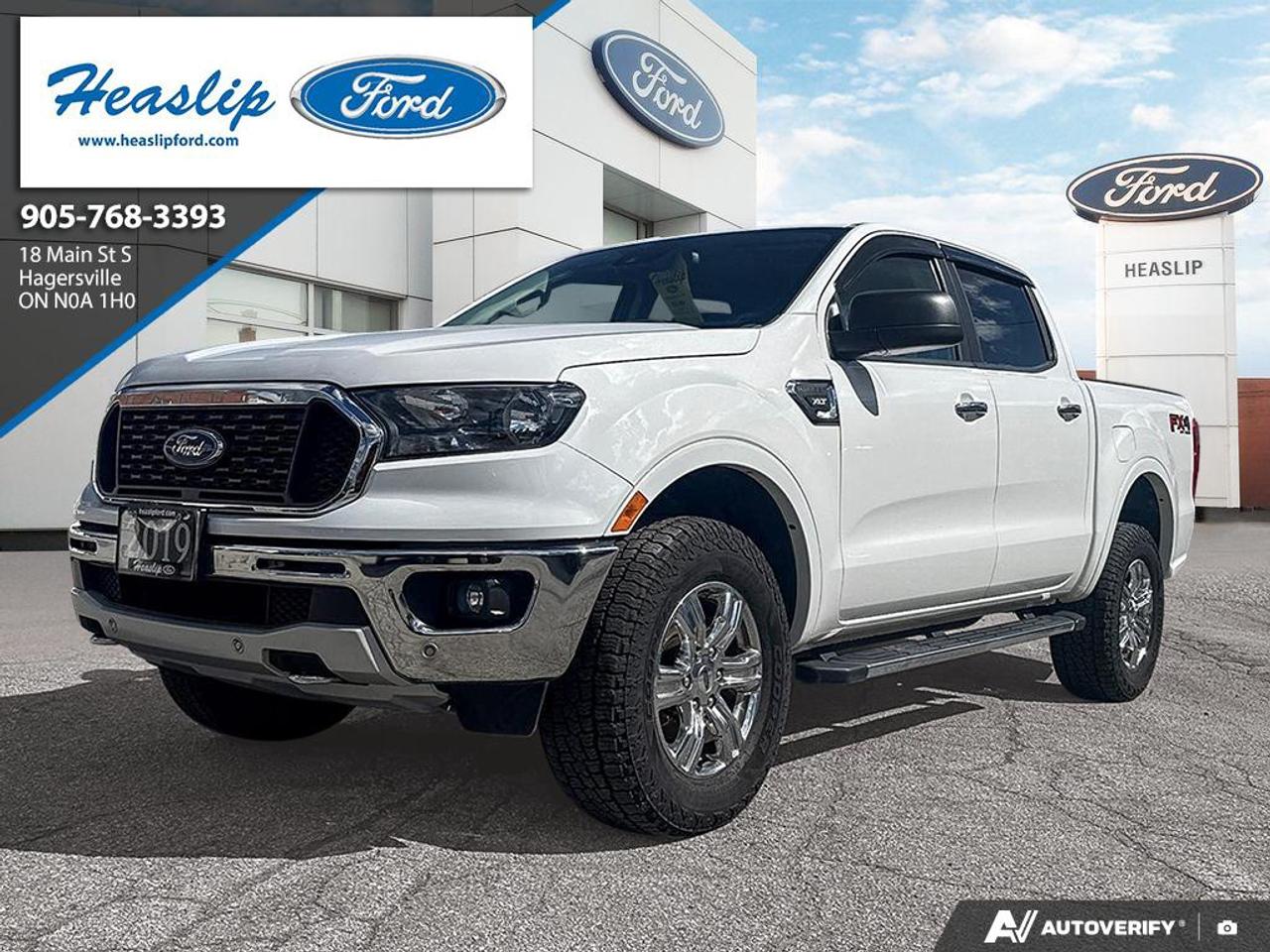Oxford White 2019 Ford Ranger Pickup Truck Four-Wheel Drive Automatic