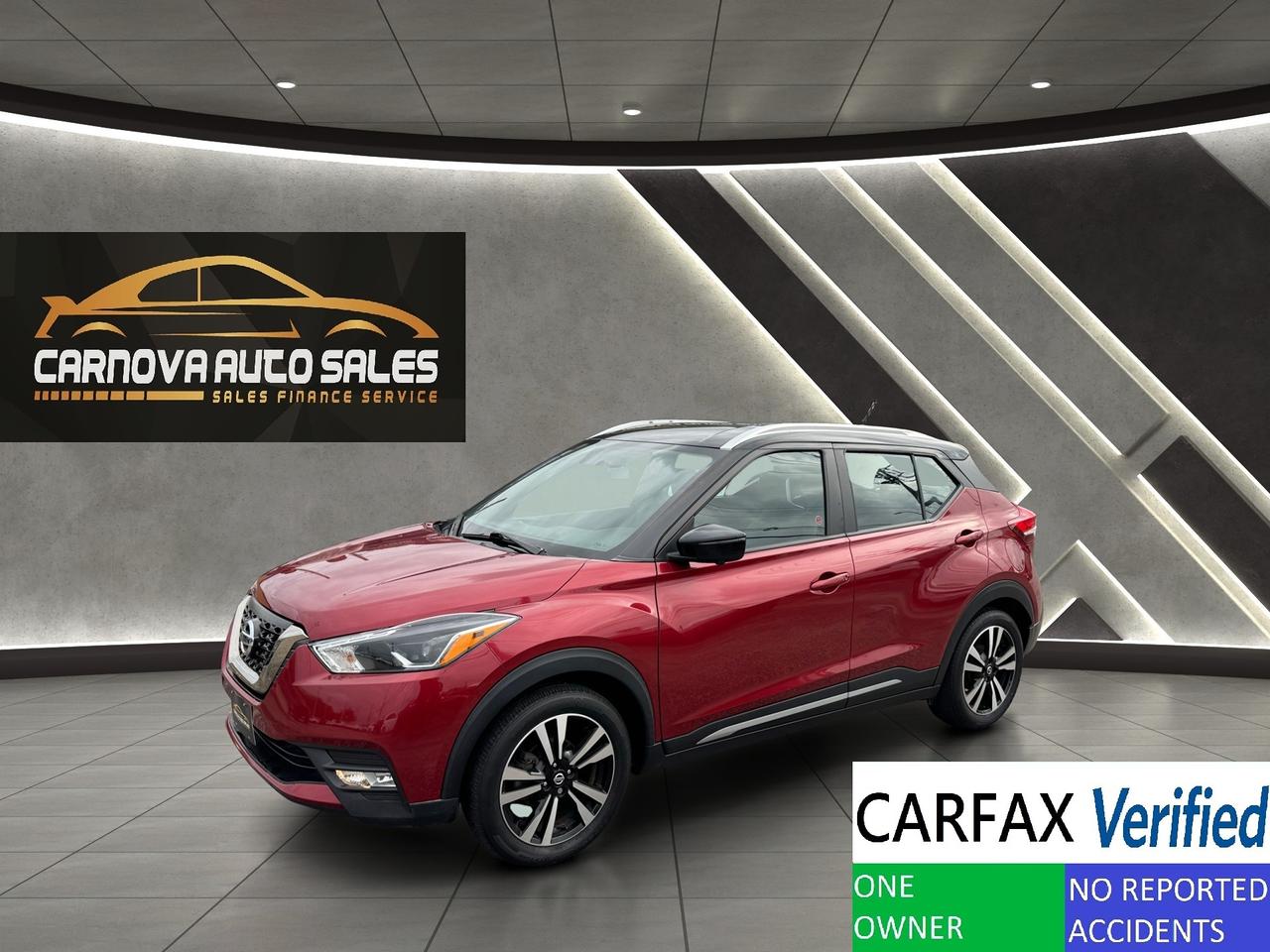 2019 Nissan Kicks SR+ONE OWNER+CLEAN CARFAX+LEATHER+360 Camera Photo