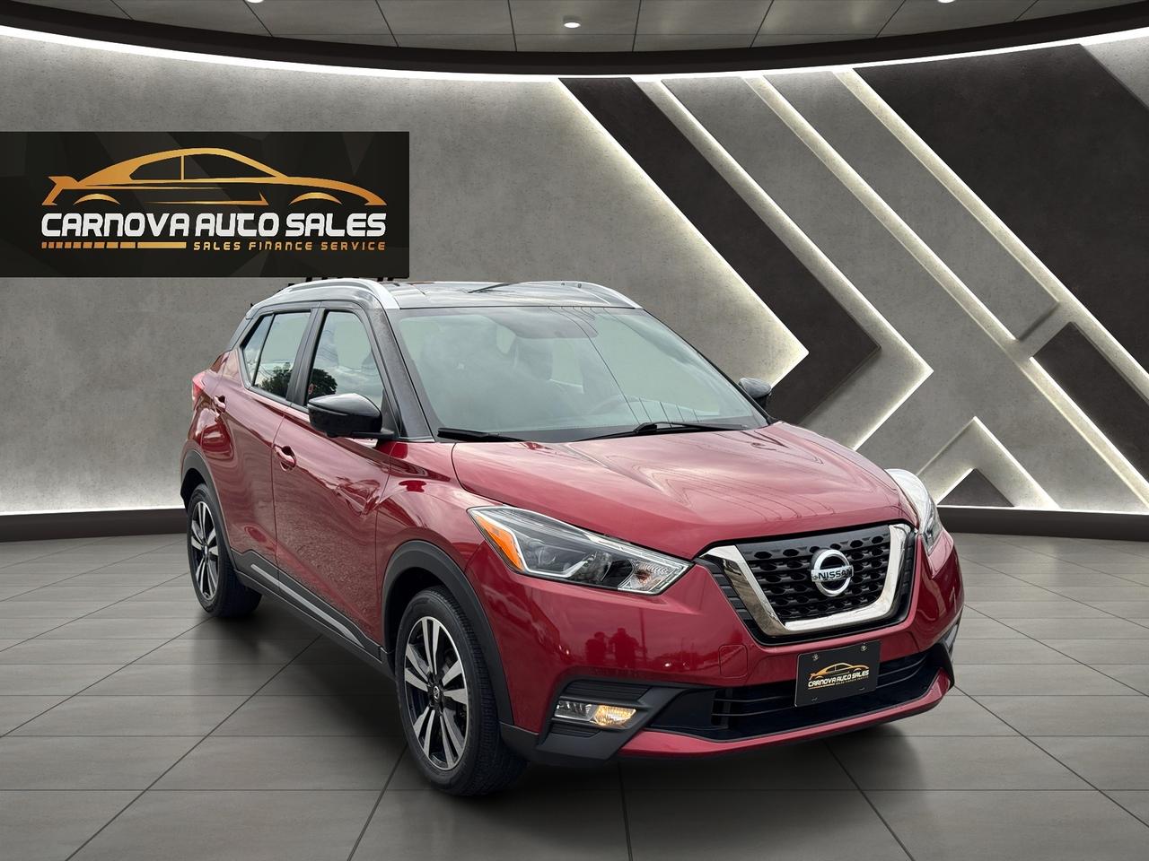 2019 Nissan Kicks SR+ONE OWNER+CLEAN CARFAX+LEATHER+360 Camera Photo
