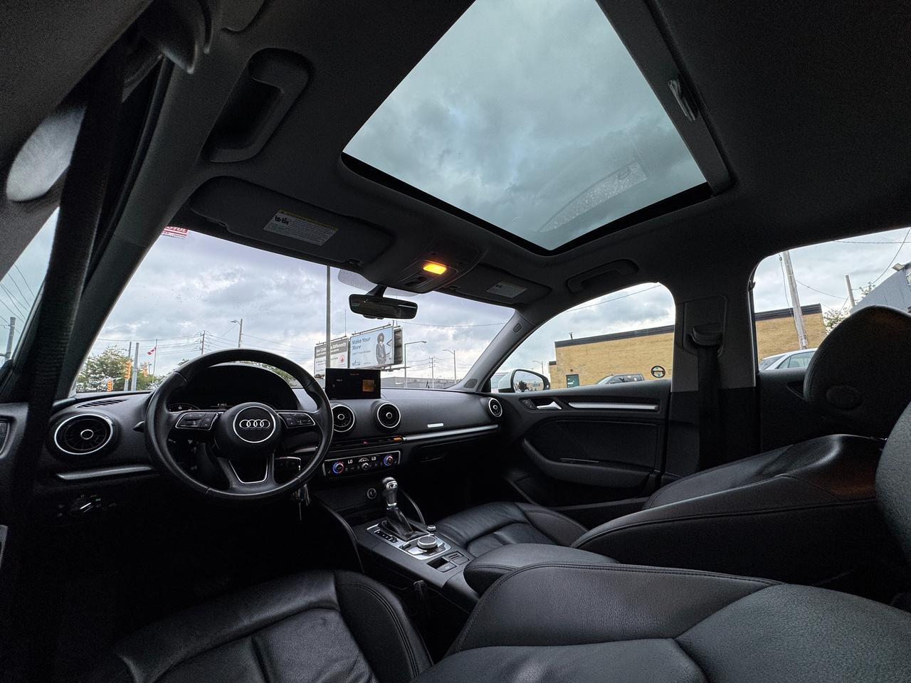2017 Audi A3 2.0T Komfort+CLEAN CARFAX+Camera+Leather+Roof Photo