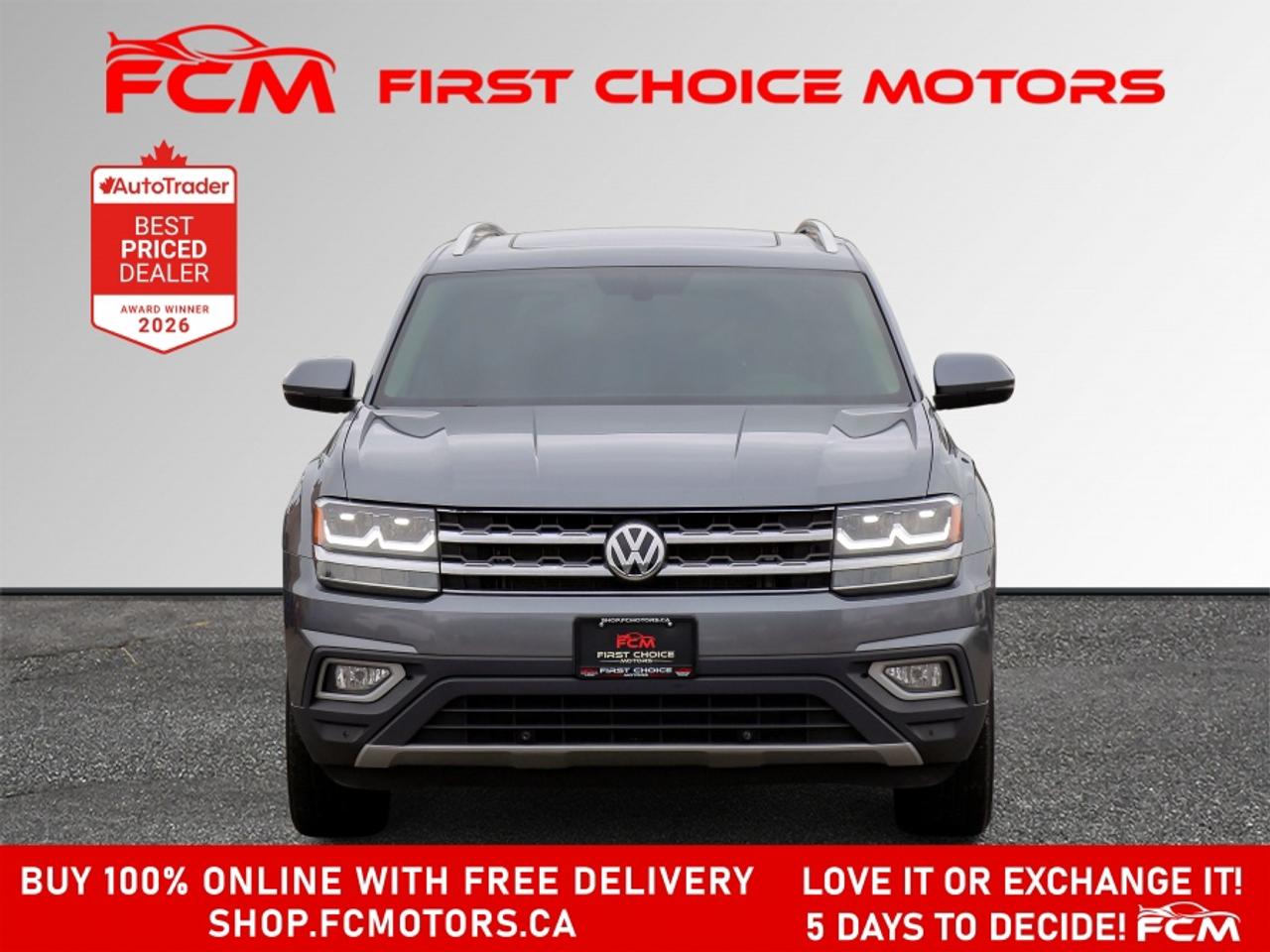 2018 Volkswagen Atlas SEL 4MOTION | FULLY CERTIFIED WITH WARRANTY Photo
