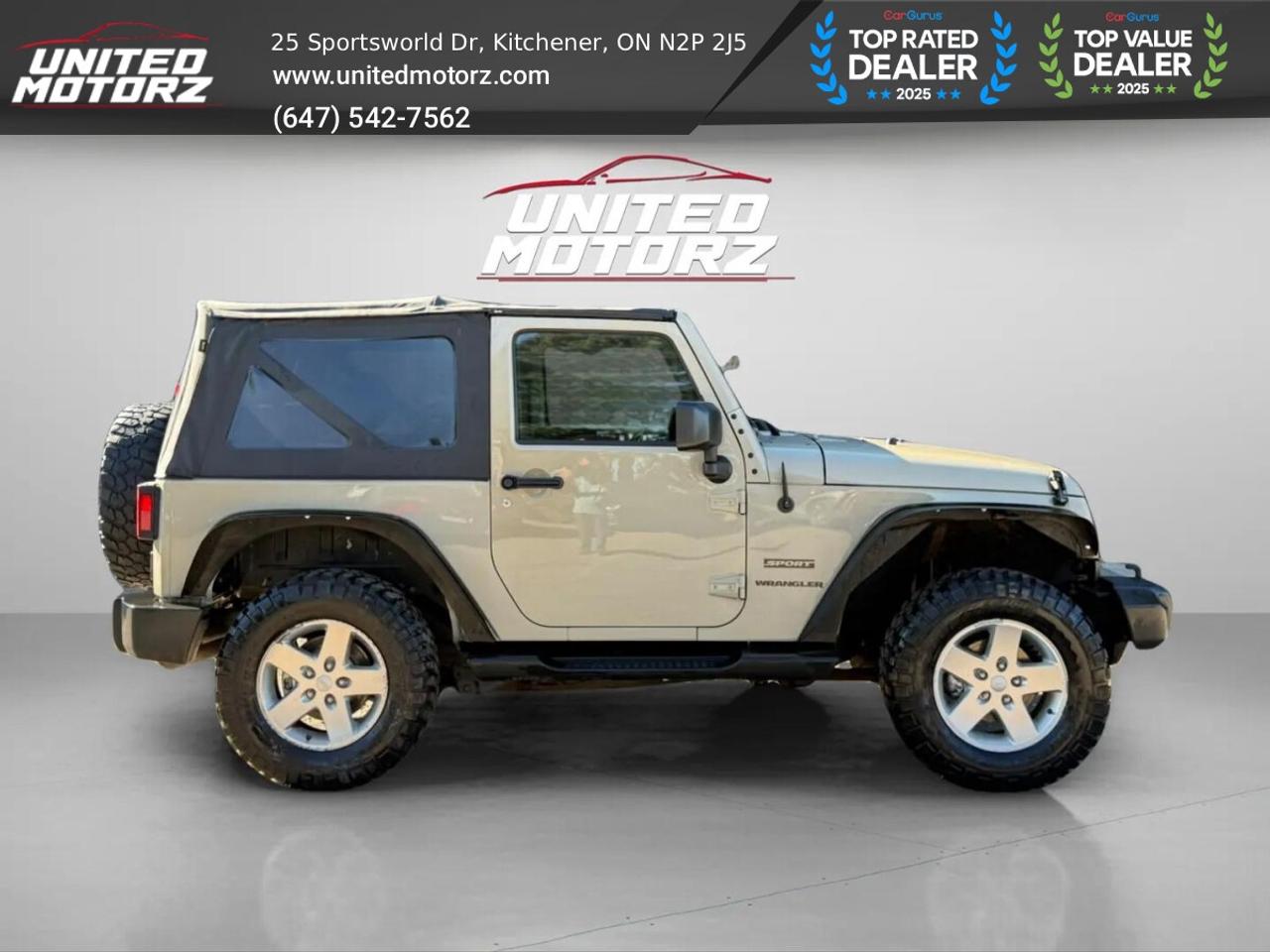 2017 Jeep Wrangler Sport 2dr 4WD 3.6L 6cyl~ CERTIFIED~ Photo