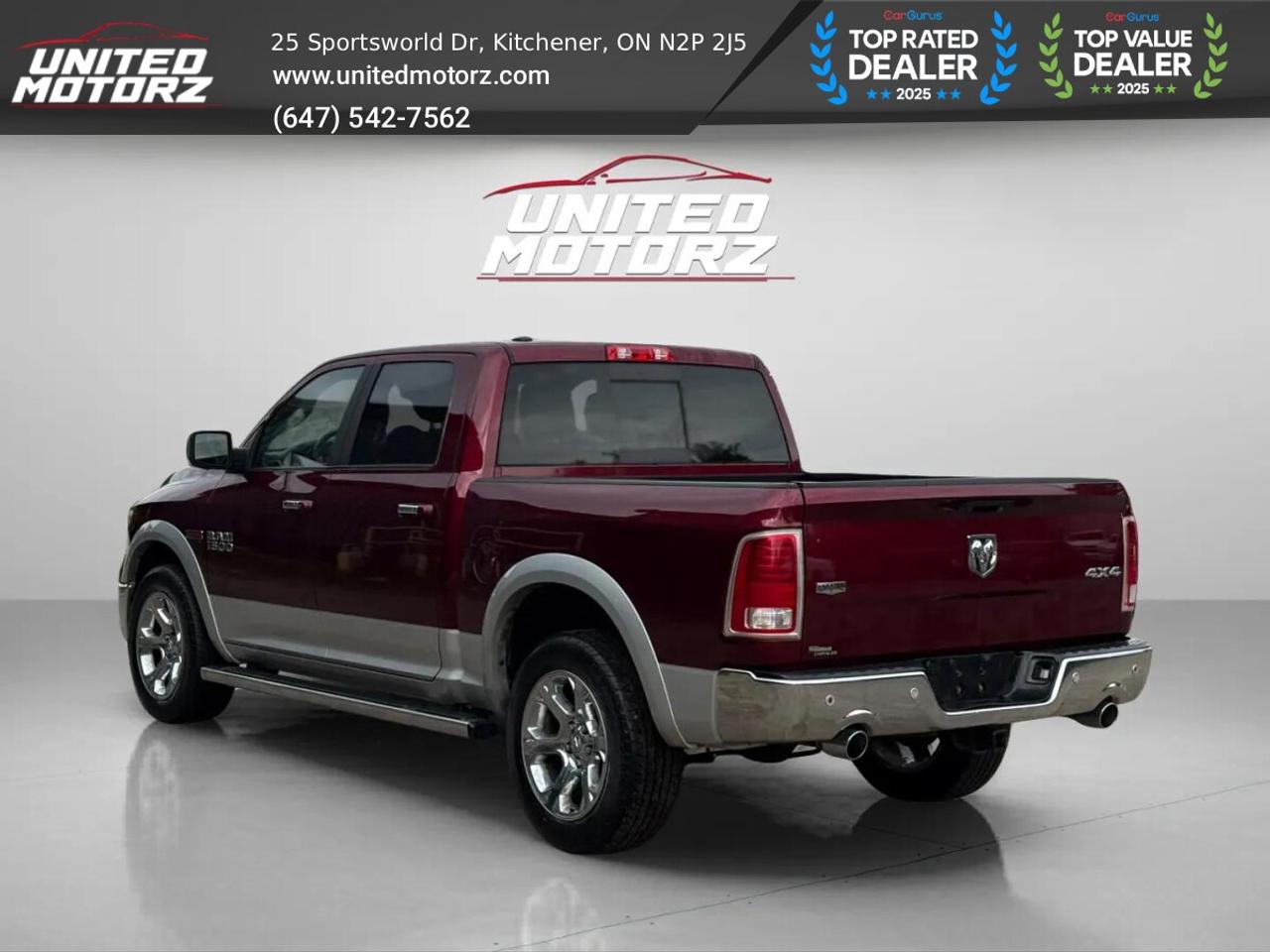 2017 RAM 1500 Laramie ECO DIESEL CREW CAB 4WD 3.0L~CERTIFIED Photo