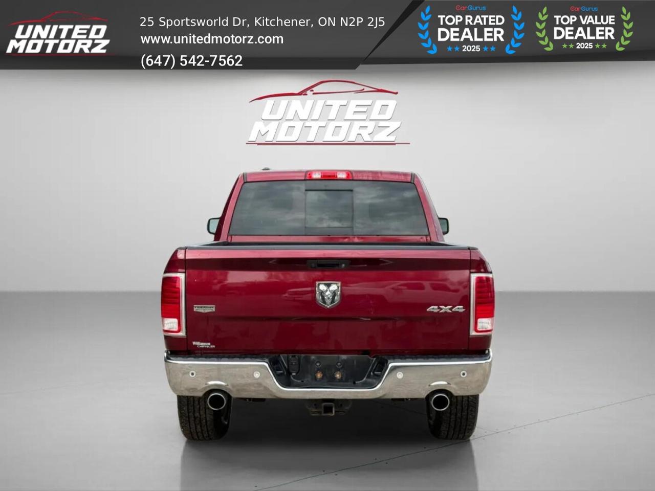 2017 RAM 1500 Laramie ECO DIESEL CREW CAB 4WD 3.0L~CERTIFIED Photo