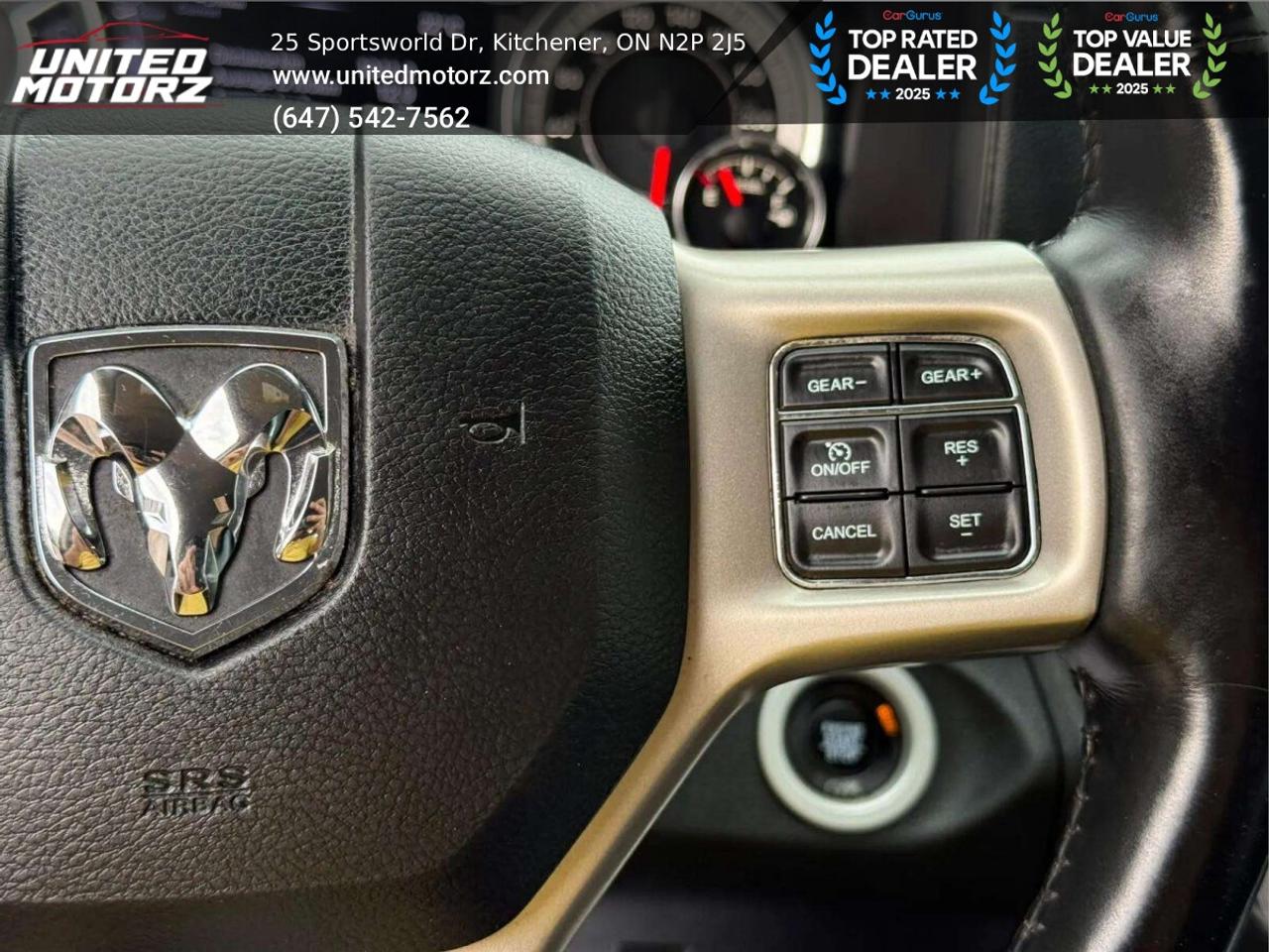 2017 RAM 1500 Laramie ECO DIESEL CREW CAB 4WD 3.0L~CERTIFIED Photo