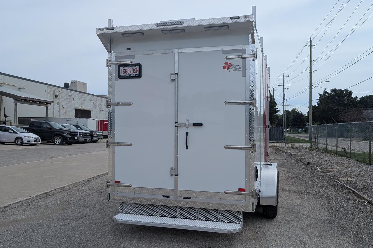 2026 Canadian Trailer Company 7x16 V-Nose Cargo Trailer Aluminum Tandem Axle Photo3