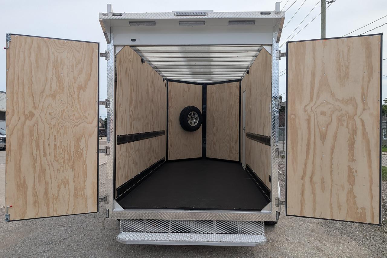2026 Canadian Trailer Company 7x16 V-Nose Cargo Trailer Aluminum Tandem Axle Photo4